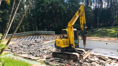 Demolição Obra Granja Viana