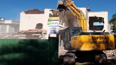 Demolição - Obra Melville Tamboré