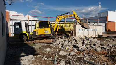 Demolição - Obra Nissin Foods Ibiuna